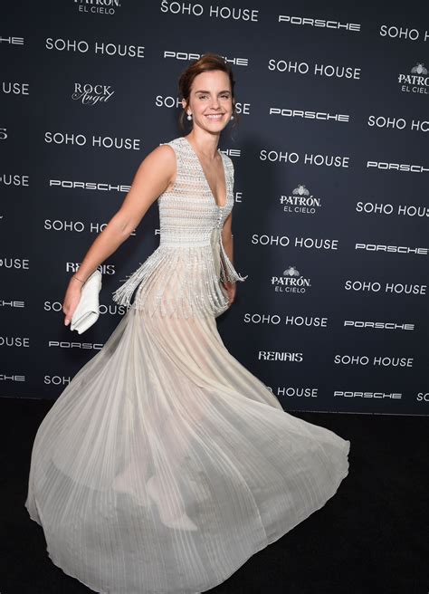 emma watson at soho house.